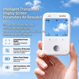 Cámara Godox C100 Portátil con Visor Transparente, <span class=keywords><strong>Mini</strong></span> Cámara Digital para Vlog, Transmisión en Vivo, Creadores de Contenido y Fotografía - Product Image 5