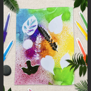 Spidol transisi 6 warna pena Airbrush gambar kreatif tiupan untuk anak-anak - Product Image 6