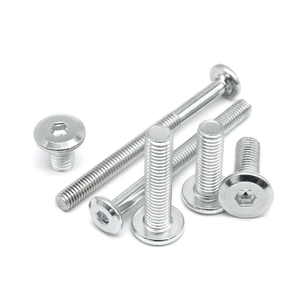 Tornillos de máquina de cabeza plana de acero DIN967 JIS GR5 con rosca gruesa, zincados en blanco, con ranura cruzada y arandela, fijaciones métricas y en pulgadas - Product Image 6