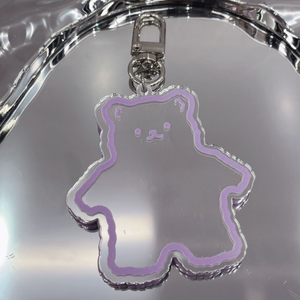 Lindo Llavero de Oso de Peluche Acrílico, Colgante Kawaii de Oso de Peluche, Joyería DIY, Colgante para Bolsos de Mujer y Niños, Regalos para Parejas, Llavero de Oso - Product Image 3