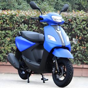 Popular Scooter Gás 125cc com 80 km/h Velocidade Ar Refrigerado e Freios a Disco & Tambor Qualidade Gasolina Motocicleta