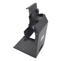 Support de point de vente pour iPad 14 pouces en aluminium stabilisé noir avec fonction SDK, support de bureau rotatif à 171 degrés