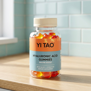 Gummies à l'acide hyaluronique, véganes, sans sucre, soutien immunitaire, complément alimentaire, favorise la santé de la peau - Product Image 1