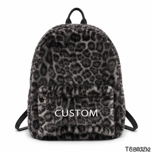 <span class=keywords><strong>Sac</strong></span> <span class=keywords><strong>à</strong></span> <span class=keywords><strong>dos</strong></span> vintage en fausse fourrure pour <span class=keywords><strong>femme</strong></span>, personnalisable en gros, avec doublure en polyester, fermeture éclair étanche et design portable - Product Image 1