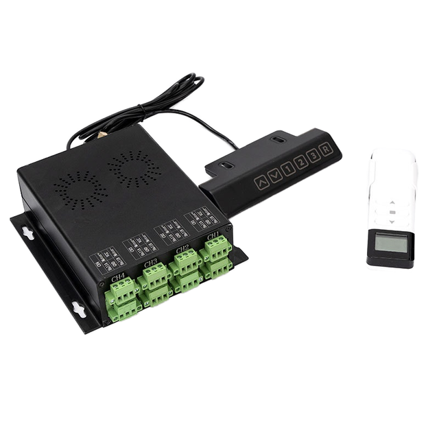 High-Power 1.5kW DC Gear Motor Electric Push Rod Wireless Remote Control 12V/24V IP67 One Drag Four Hall Synchronous Controllers
