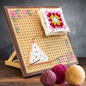Crochet Conseil Blocage Crochet Cadeau pour <span class=keywords><strong>Mamie</strong></span> Carré Amoureux-Bambou Blocage Conseil pour Tricot Crochet - Product Image 5