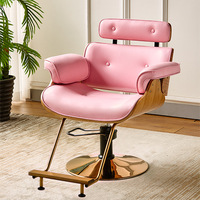 Chaises de salon de coiffure en gros, chaises de beauté, chaises de barbier réglables en hauteur et pivotantes pour salons de coiffure et instituts de beauté.