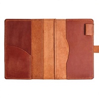 Carnet en cuir rigide avec couverture en cuir de veau, agenda rechargeable pour promotion
