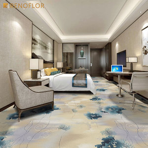 Moquette de qualité supérieure fabriquée en Chine, à Pékin, sur mesure pour les salles de cinéma, les hôtels, les couloirs d'événements, moquette murale à moquette murale - Product Image 3