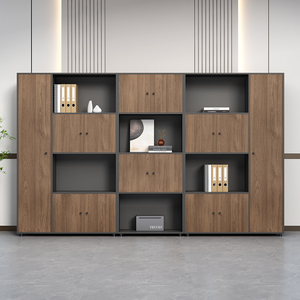 Armoire de bureau moderne avec design de jardinière, meuble en bois pour le rangement de plantes d'intérieur, efficacité de l'espace de travail pour une utilisation scolaire - Product Image 3