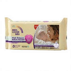 Lingettes nettoyantes pour bébé MC0070, soin préventif contre les éruptions cutanées, 15x20cm, non tissées, 50 lingettes pour bébés - Product Image 3