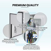 Tableau de distribution basse tension personnalisé LYE, ensemble complet, coffret de distribution électrique métallique OEM pour fournitures industrielles