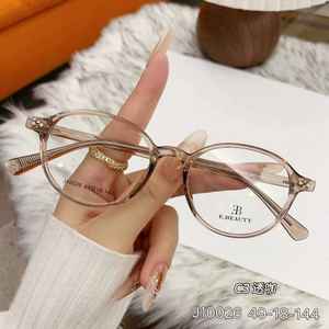 Gafas ópticas de montura completa ovalada Gtp J10026 para mujer, lentes Tr90 Ac, tamaño mediano, puente nasal estándar, origen Taizhou - Product Image 4
