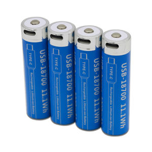 נטענת Usb <span class=keywords><strong>18700</strong></span> סוללה 3.7v 3000mah המשך נטענת Usb סוללות Usb Aa סוללה - Product Image 3