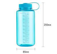 Bouteille d'eau potable en plastique de 1 litre à prix d'usine de 1000ml Logo et couleur personnalisés