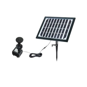Solar Fountain Water Pump 5W With Battery And Led Lights For Garden Landscape - Product Image 2