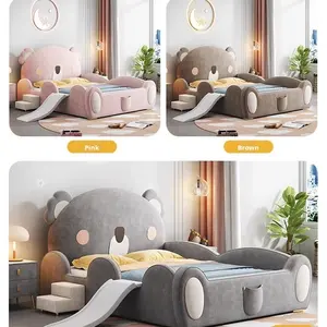 Juegos de muebles de dormitorio para niños de Metal de madera maciza, descuento al por mayor para pedidos a granel, Escuela para Niños, jardín de infantes, <span class=keywords><strong>Hotel</strong></span> moderno - Product Image 2