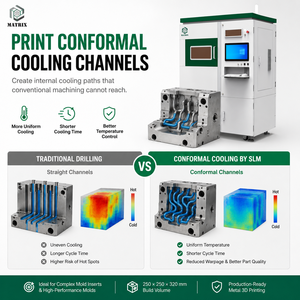 Impresora 3D de Metal Automática Industrial SLM280, Nueva, Volumen de Construcción 220x220x250mm, para Producción de Piezas Aeroespaciales, Médicas y Automotrices - Product Image 3