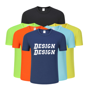 Camisetas de Verano para Hombre, Secado Rápido, Transpirables, Negras, al por Mayor, Baratas, con Logotipo Personalizado, Lisas, Deportivas - Product Image 1