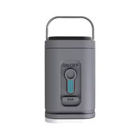 Mini compresseur d'air électrique matériel d'ABS de gonfleur de pneu rechargeable de pompe à air minuscule portative