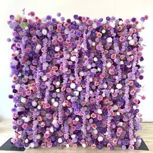 Décor de <span class=keywords><strong>mariage</strong></span> floral en plastique à grille 40*60 cm, vente en gros, <span class=keywords><strong>pas</strong></span> <span class=keywords><strong>cher</strong></span>, fleurs artificielles en soie 3D, pivoine, rose - Product Image 5