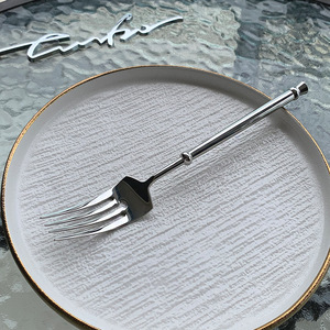 Ánh Sáng Châu Âu Khách Sạn Sang Trọng Ẩm Thực Phương Tây Dao, Nĩa Và Muỗng 4-Mảnh Thiết Lập 304 Thép Không Gỉ Bít Tết Nhà Hàng Thiết Lập - Product Image 6