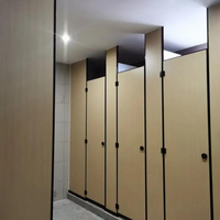 Cubículos de Baño Anti-Vandálicos Económicos, Resistentes al Agua, Fáciles de Limpiar, para Aeropuertos, Gimnasios, Cines, Estaciones de Tren, Personalizables, Venta al Por Mayor