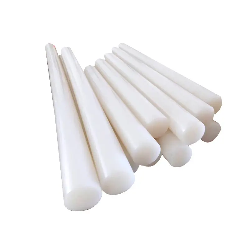Customized PVDF rods Polyvinylidene fluoride acid and alkali resistant high density solid hard PVDF plate/rod/tube/parts