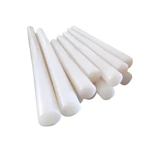 Customized PVDF Rods Polyvinylidene Fluoride Acid And Alkali Resistant High Density Solid Hard PVDF Plate/rod/tube/parts