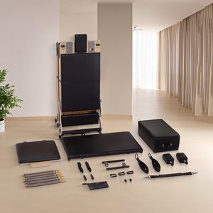 CZFITT Venta Directa de Fábrica, Reformer de Pilates de Aleación de Aluminio Blanco y Negro de Alta Calidad, Reformer de Pilates de Aluminio para Estudio - Product Image 6
