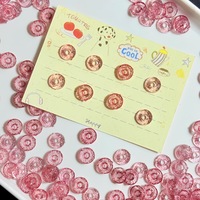Nouveau produit 2026 : Balle Squishy DIY, Mini Donut, Remplissage de Slime, Breloques DIY pour Slime K12, Breloques en résine à moins d'un dollar, Sac de 500g