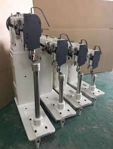 Machine à coudre industrielle QS-8445 à point noué, à une aiguille, à bras long, avec grand crochet, triple entraînement, robuste, pour tissus épais - Product Image 4