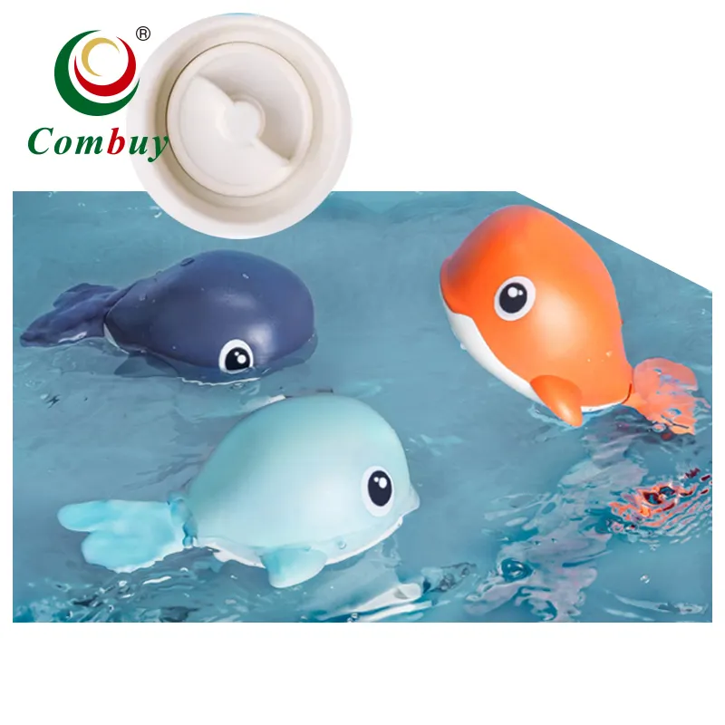 Animal flotante para bañera de bebé, juego de natación, ballena, juguetes de baño