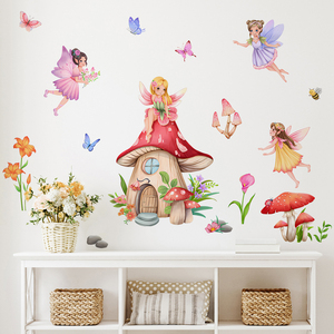 Pegatinas <span class=keywords><strong>de</strong></span> <span class=keywords><strong>pared</strong></span> del castillo <span class=keywords><strong>de</strong></span> la princesa rosa y la casa <span class=keywords><strong>de</strong></span> los setas <span class=keywords><strong>para</strong></span> niños, decoración <span class=keywords><strong>de</strong></span> habitación <span class=keywords><strong>de</strong></span> bebé, calcomanía <span class=keywords><strong>de</strong></span> <span class=keywords><strong>pared</strong></span> impermeable <span class=keywords><strong>para</strong></span> habitación <span class=keywords><strong>de</strong></span> niña - Product Image 5