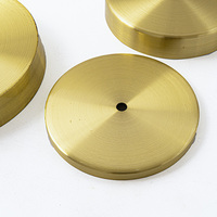 Fabricant de plaques de plafond décoratives en laiton OEM, usinées avec précision par rotation métallique