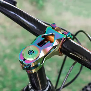 MUQZI 다채로운 Mtb 줄기 31.8*35mm 초경량 17 도 알루미늄 합금 줄기 자전거 줄기