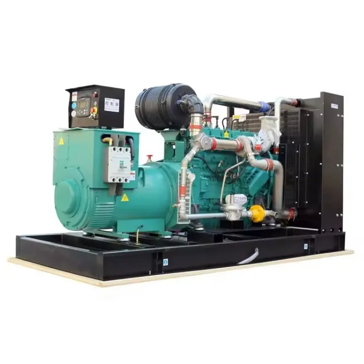 30kw smaller power home generator methane CNG engine generators with silent canopy Gas Generator set With Biomass Gasifiter