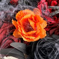 Fleur artificielle élégante DIY en forme d'araignée pour l'automne et l'hiver, faite à la main, pour décoration de fête en extérieur, coffret cadeau élégant, transfrontalier