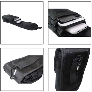 Poche de taille Durable pour hommes, pour la randonnée, grande <span class=keywords><strong>pochette</strong></span> pour Smartphone, support de téléphone portable, étui de téléphone tactique, étui de transport - Product Image 5