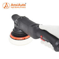 Polisseuse de voiture professionnelle ANSITOOL 900W à double action - Polisseuse orbitale de 21 mm, 6 vitesses réglables, électrique, garantie 3 ans pour voiture
