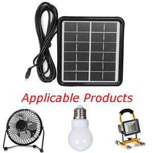 QY 2W 6V Polycrystalline <b>Solar</b> <b>Panel</b> DC Output Outdoor Charging <b>Foldable</b> <b>Panel</b> - Product Image 3