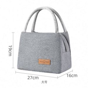 Bolsa de Almuerzo Personalizada, Bolsa Térmica, Cesta de Picnic para Niños, Bolsa Escolar Promocional de Lona para Alimentos - Product Image 2