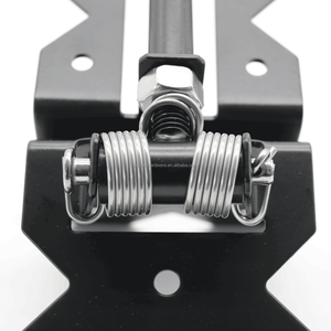 Loquet de porte robuste autobloquant à montage sur poteau levier de gravité automatique loquets de porte de clôture en bois <span class=keywords><strong>pour</strong></span> clôtures en PVC/vinyle - Product Image 2