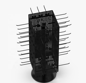Soporte de exhibición con gancho giratorio negro Unidad de centro comercial OEM - Product Image 3
