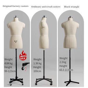 Mannequin masculin de taille européenne et américaine, avec insertion d'aiguille pour coupe directe en mousse. - Product Image 3