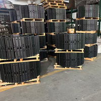 AITRUI Ensemble de chaînes de chenilles et de semelles pour excavatrice 100 tonnes EX1200, pièces de train de roulement, accessoires miniers, 100% neuf