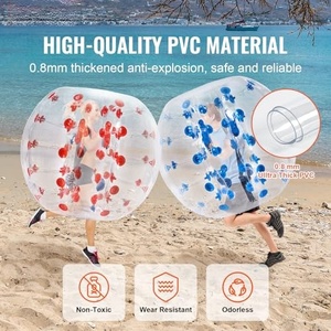 Traje de Burbuja Inflable de TPU/PVC para Adultos, Precio de Fábrica, para Fútbol, Juegos al Aire Libre, Balón de Juguete Zorb - Product Image 3