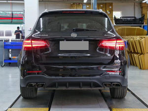 Nuevo kit de carrocería BenZS <span class=keywords><strong>GLC</strong></span> Class X253, cambio a AMG63, montaje de parachoques delantero, rejilla, labio trasero, Material plástico - Product Image 6