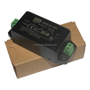 Fuente de Alimentación Médica de Alta Confiabilidad de 30W, Autorizada por Meanwell, MPM-30-15 15V 2A, Fuente de Alimentación Conmutada Verde Médica Encapsulada - Product Image 5