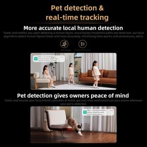 Caméra de sécurité intelligente <span class=keywords><strong>Xiaomi</strong></span> 4C 6MP 3.5K <span class=keywords><strong>HD</strong></span> avec détection IA, WiFi 6, vision nocturne couleur, sans fil, pour intérieur - Product Image 6